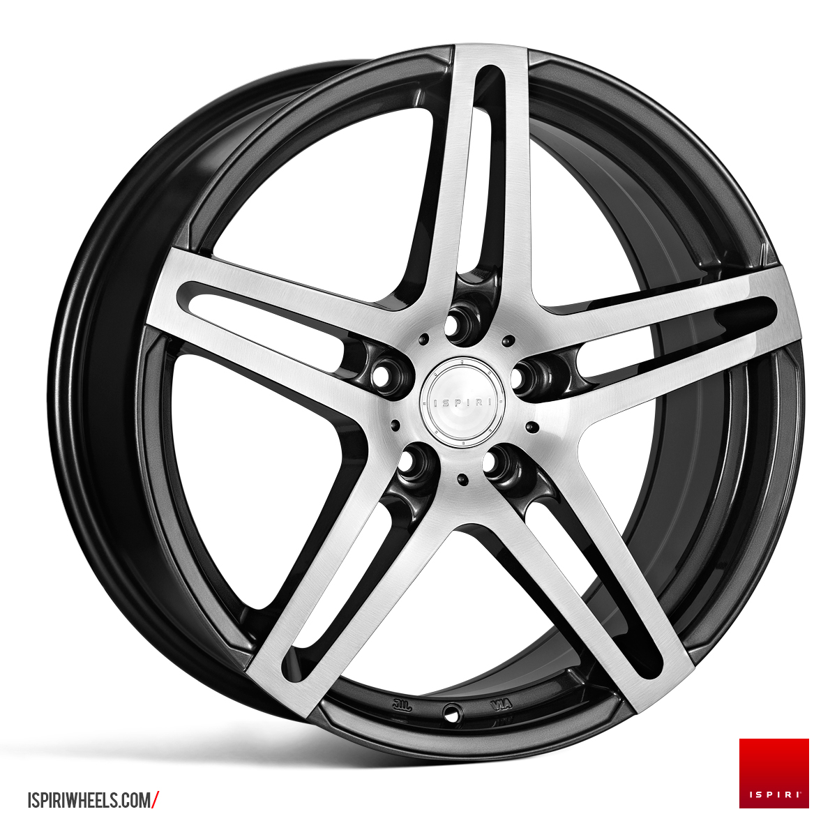 NEW 19" ISPIRI ISR12 ALLOY WHEELS IN GRAPHITE/BRUSHED POLISH, DEEPER 9.5" ALL ROUND